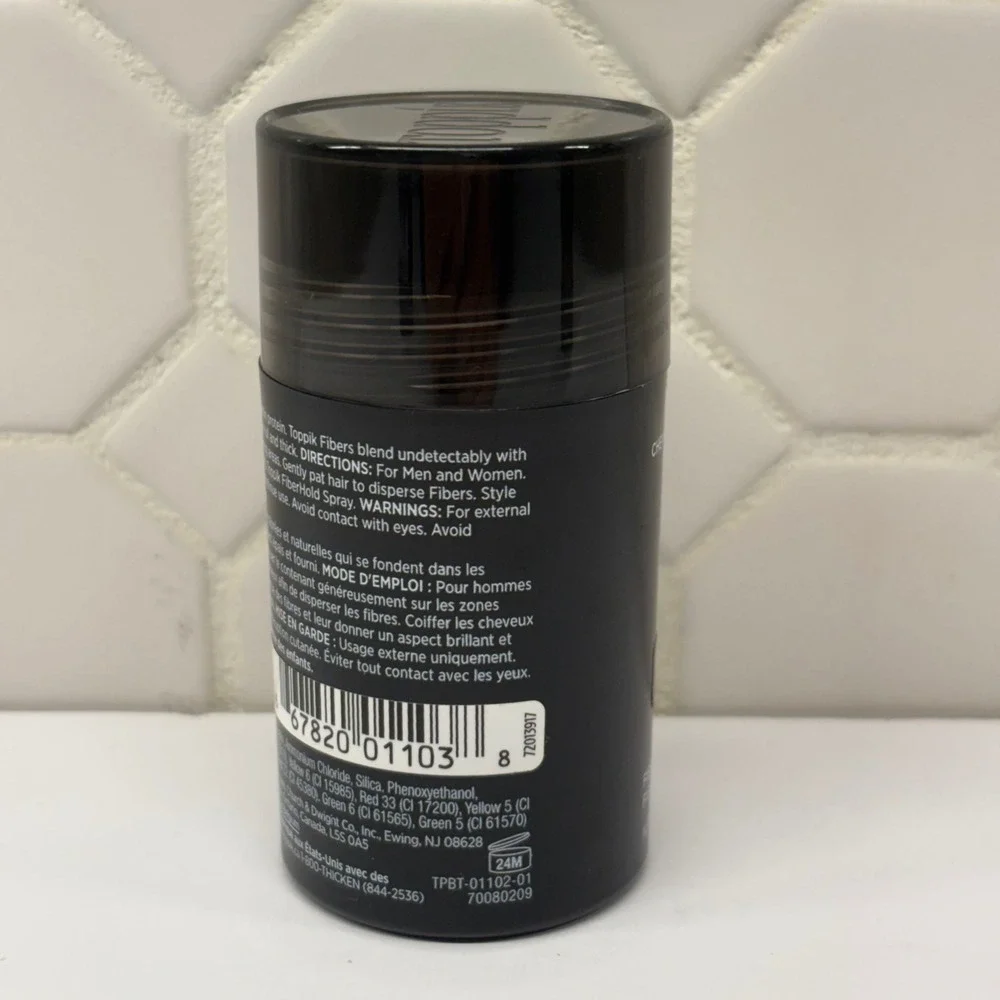 Toppik Hair Building Fibers Unisex 12g 0.42oz Medium Brown Keratin Thickening